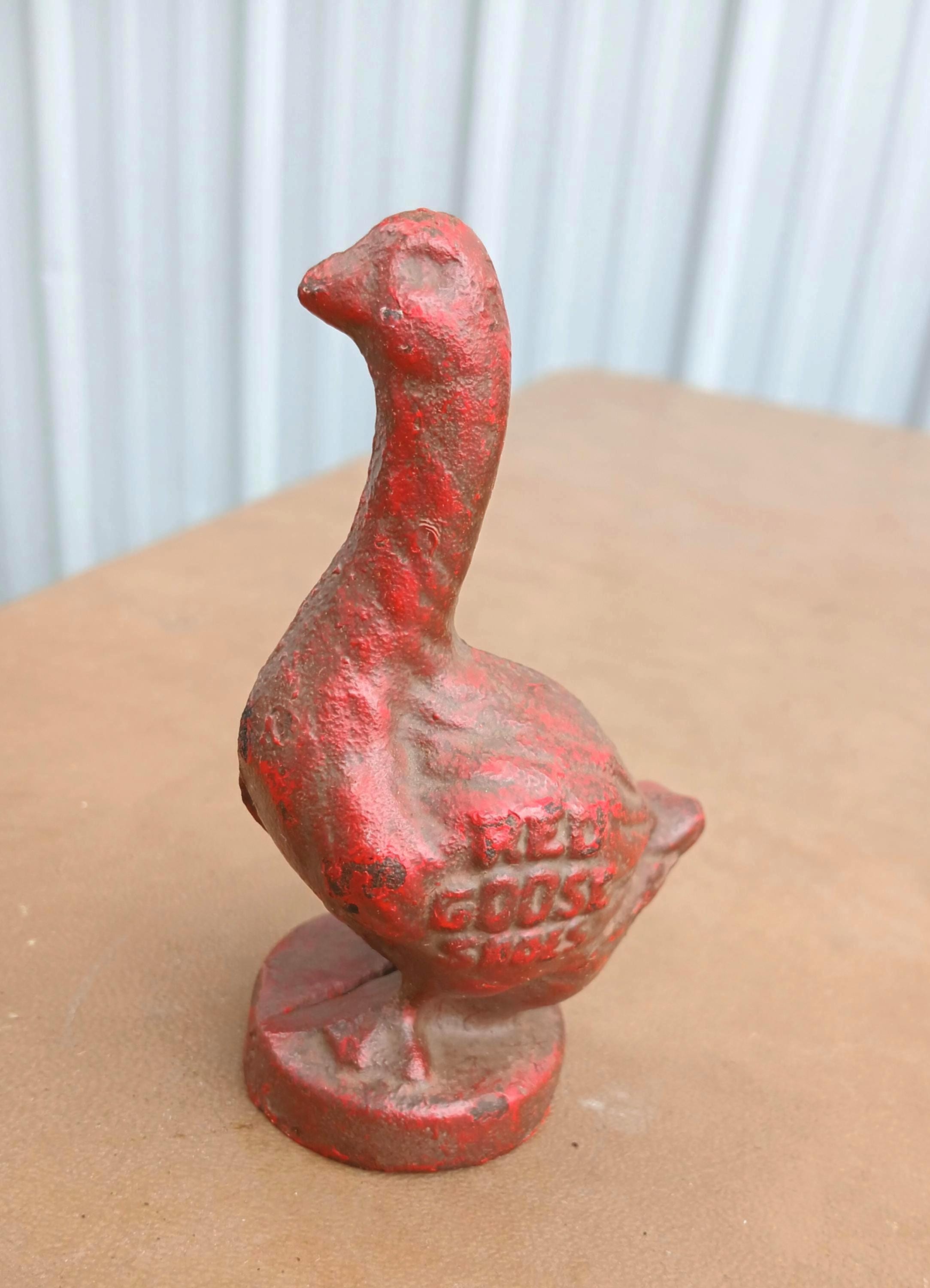 Antique Red Goose Shoes - Etsy