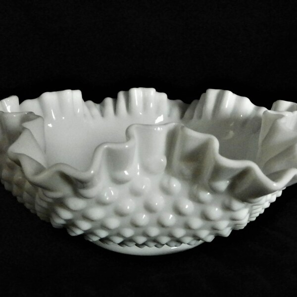 Fenton Milk Glass Etsy