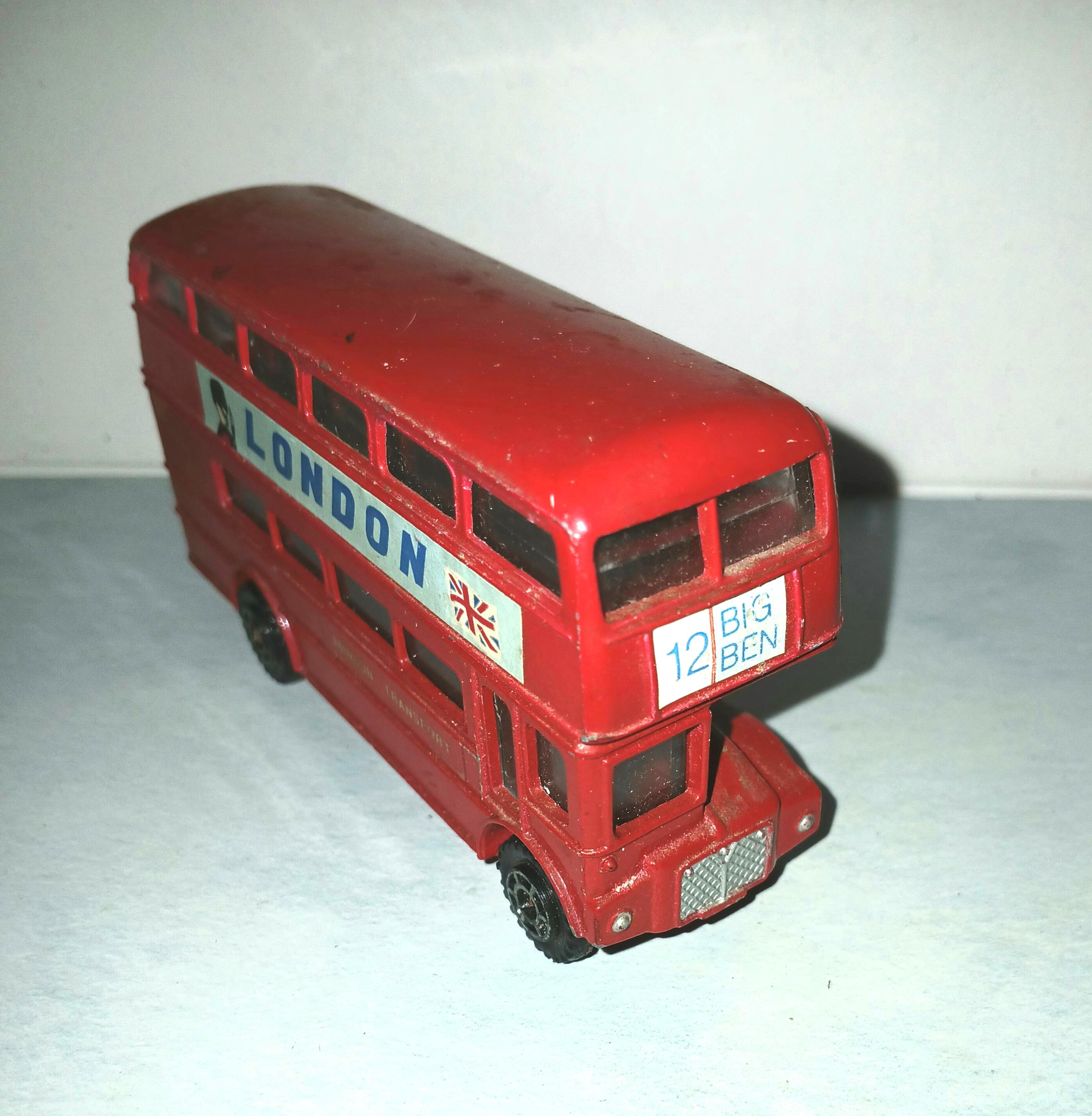British Double Decker Bus Toy - Etsy