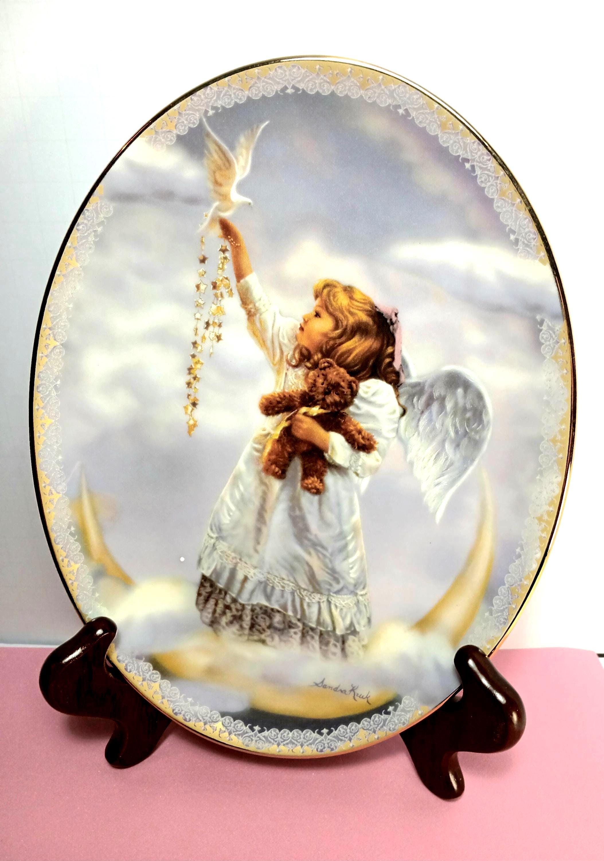 雑貨1286／Sandra Kuck（サンドラクック） 立っている天使の置物 Sandra Kuck Angel - Etsy