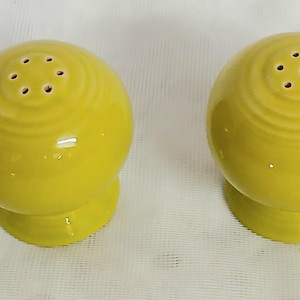Fiestaware Lime Green Ball Salt & Pepper Shakers - Fiesta