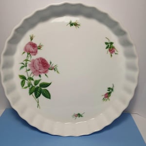 Christineholm Porcelain Floral Quiche Dish