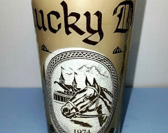 1974 Libbey Kentucky Derby Glass - Vintage Horse Racing Collectible - Churchill Downs Souvenir - Derby Glassware
