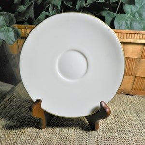Lenox Saucer Cream with Gold Trim 6 1/8&quot;