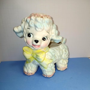 1961 Samson Imports Co. Pastellampot met spaghettirand