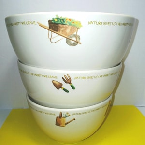 My Garden 3 piece Mixing Bowl Set by Thomson