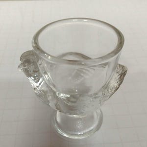 Clear Glass Chicken Egg Cup