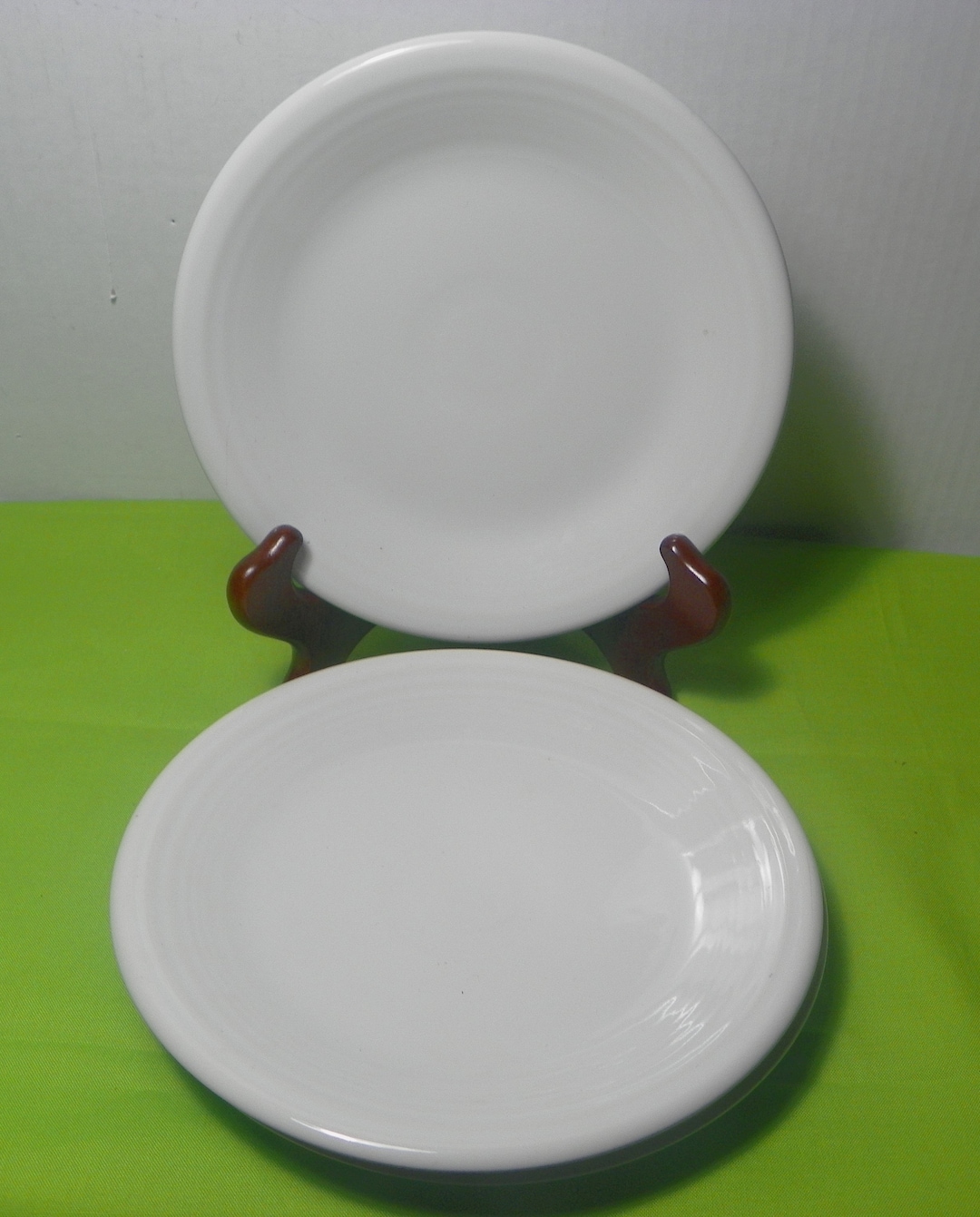 Fiestaware White Fiesta by Homer Loughlin Bistro Deep Salad Plate Sold