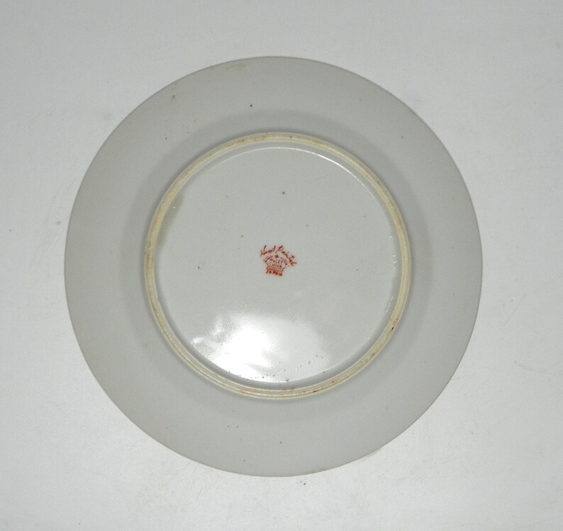 Japanese Satsuma Hand Painted Plate Marked Wales Etsy