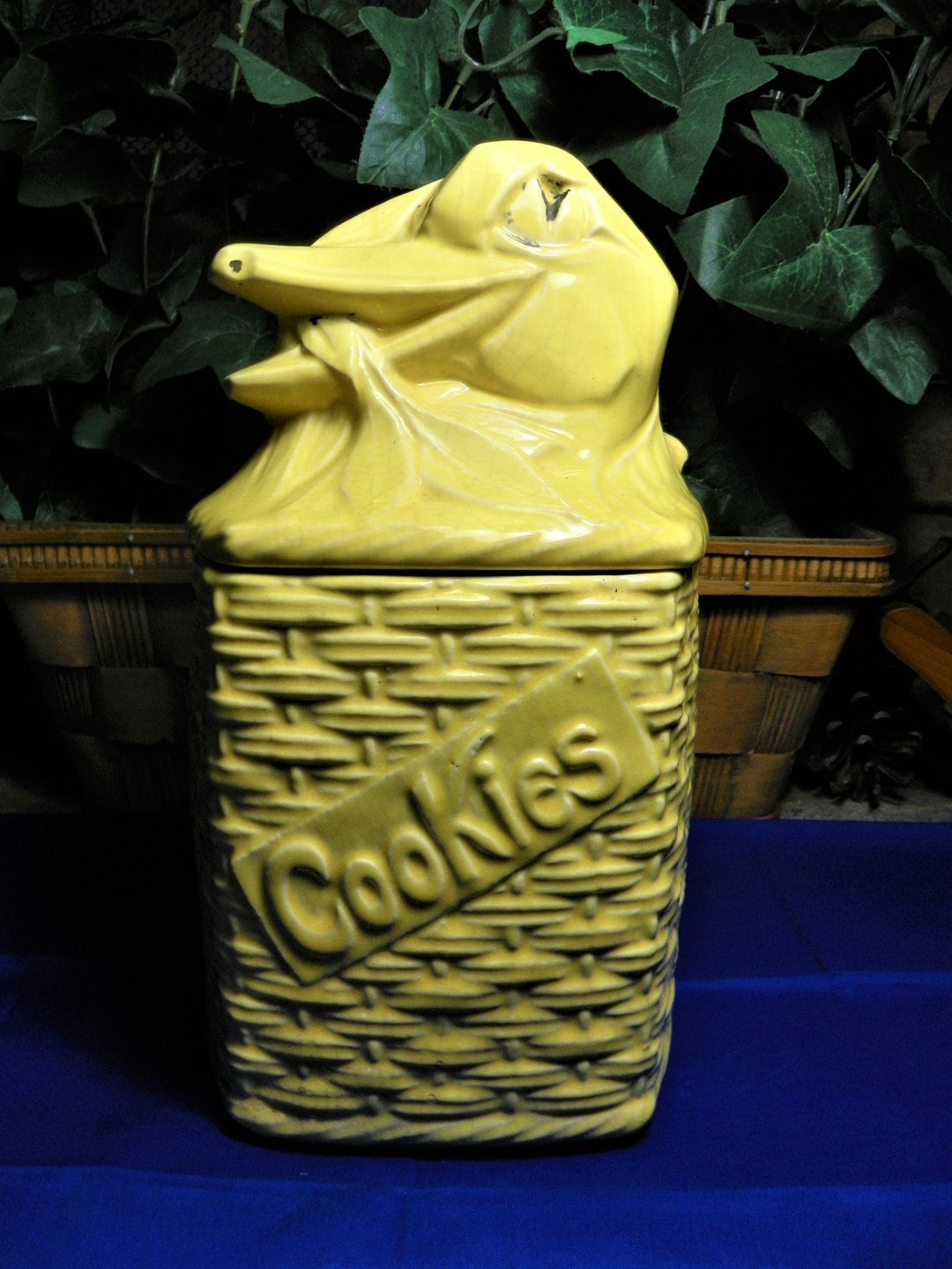 Mccoy 1950's Yellow Duck Cookie Jar - Etsy
