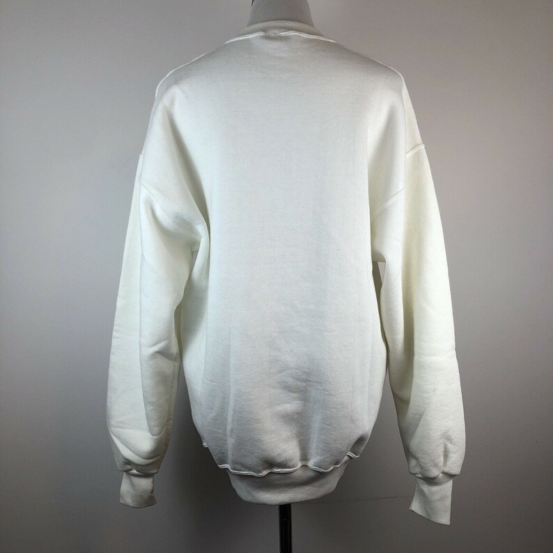 Vintage 50/50 Sweatshirt by Cabin Creek, Womens XL Splatter Puff Paint, Post Mod 80's image 10