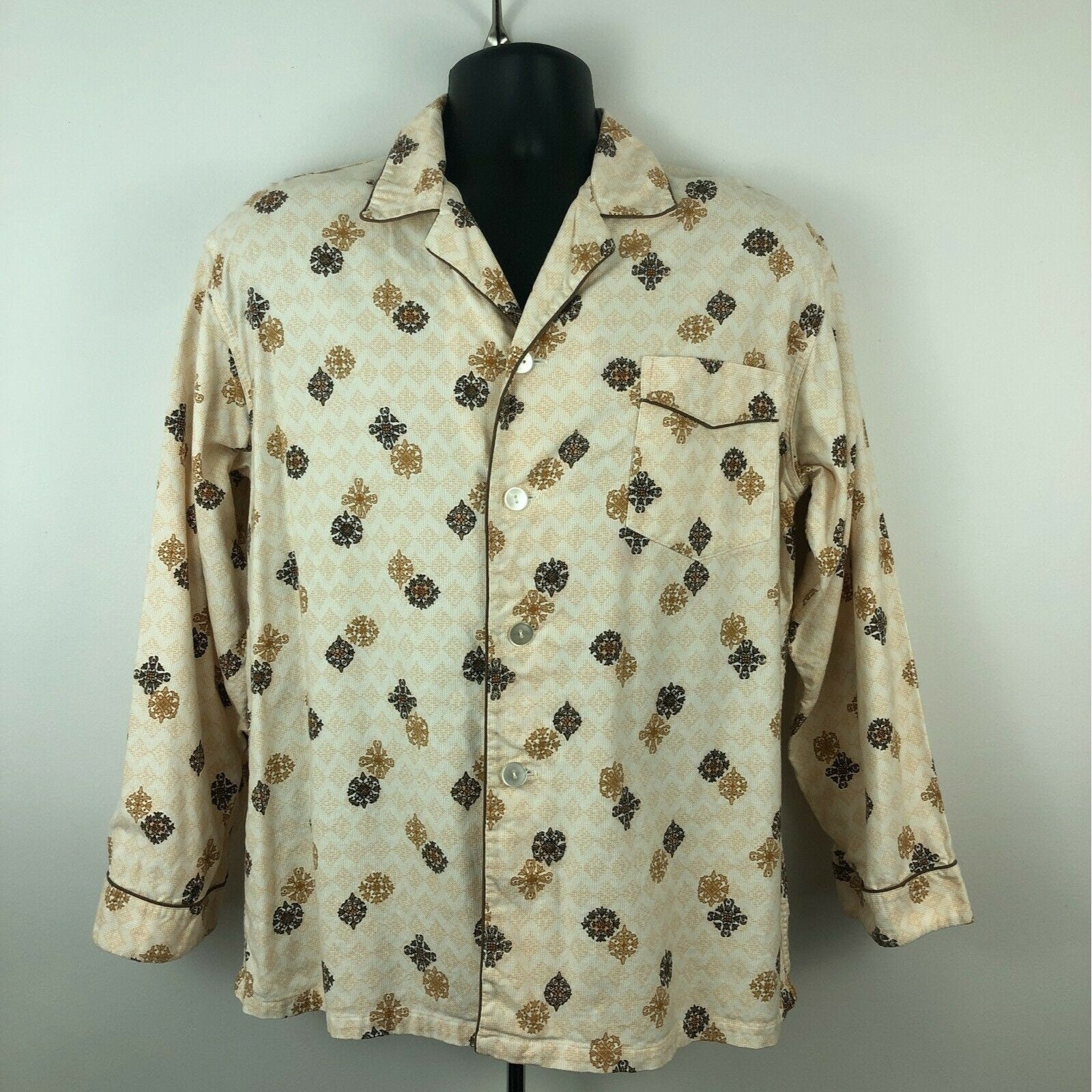 Vintage Pyjama Top - Etsy