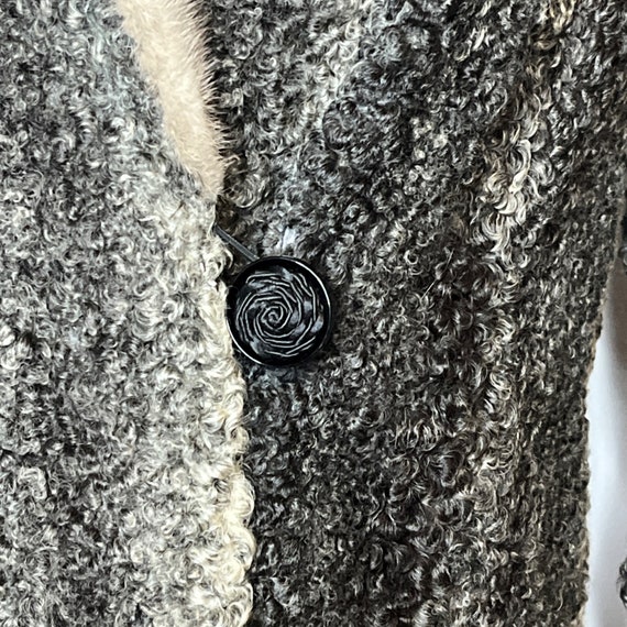 VTG womens fur coat grey excellent condition - image 8