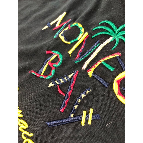 Vtg Jamaica Embroidered 90's T Shirt Tourism Size… - image 7
