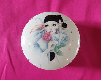 Antique Art Deco Porcelain Figurine - Pierrot & Pierrette