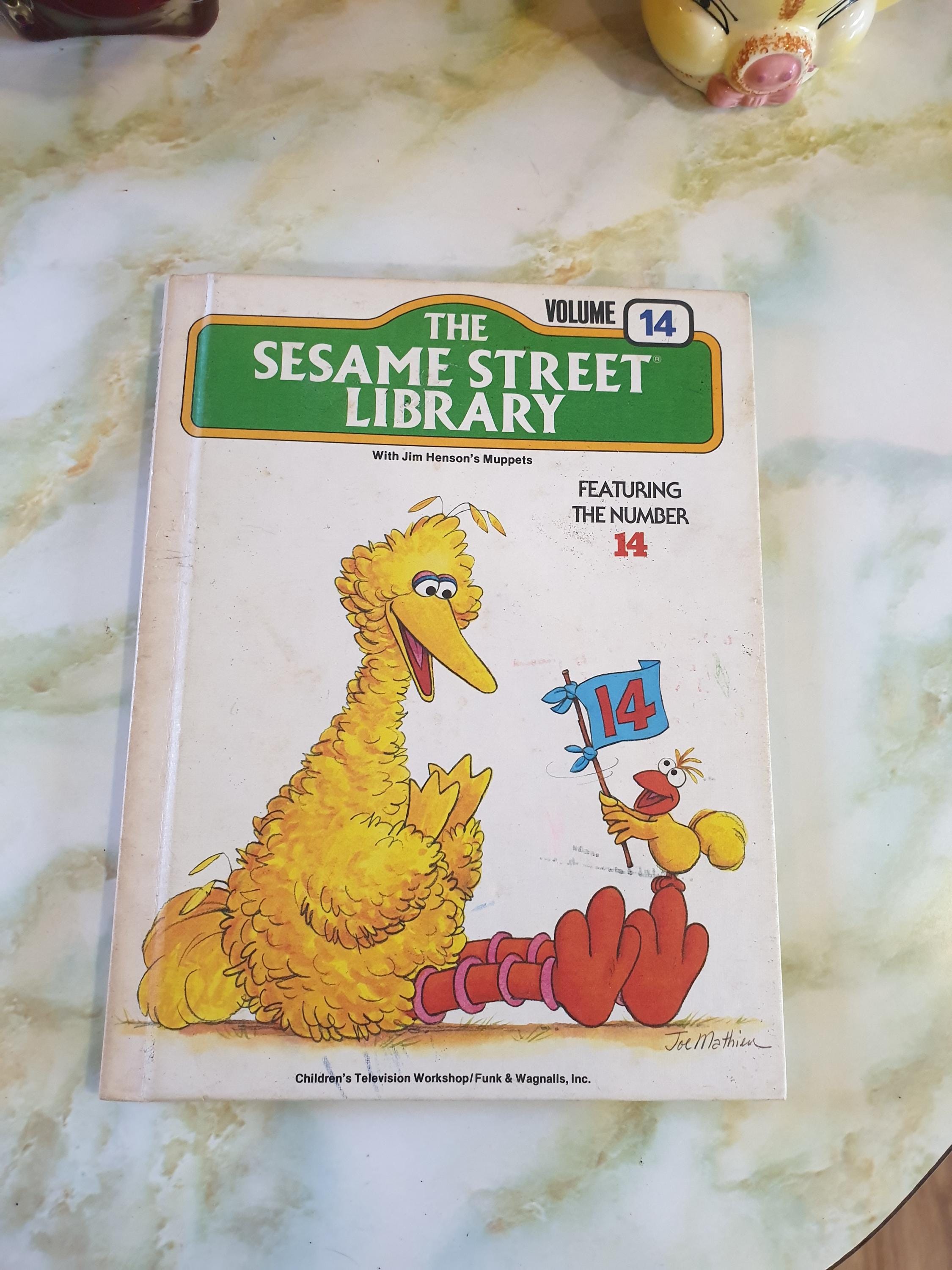 Childrens Book 1979. the Sesame Street Library Vol 14. Hard Cover