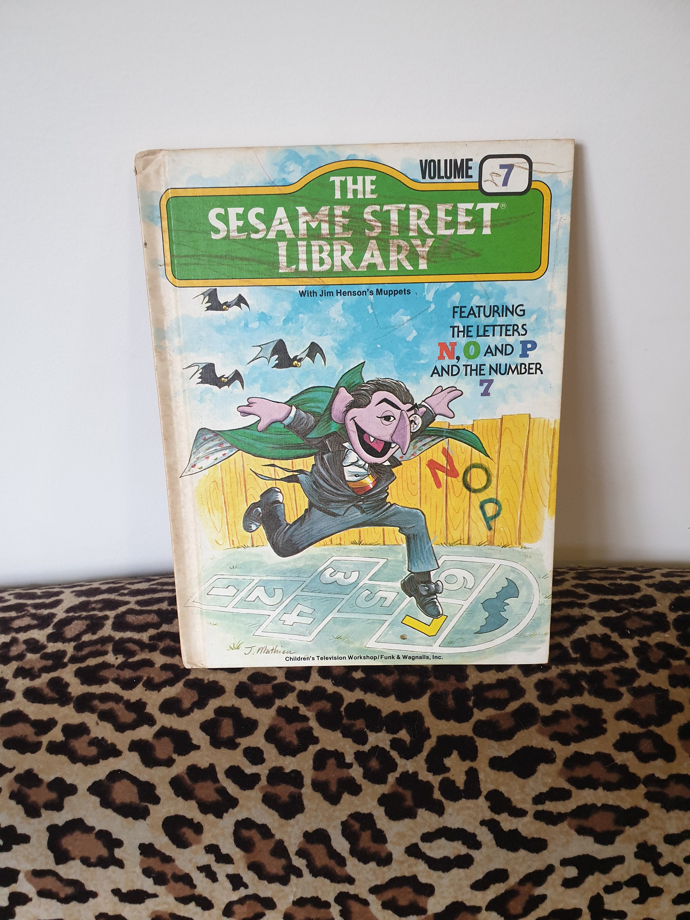 Childrens Book 1978. the Seasame Street Library Volume 7. Hard