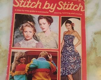 Nähen, Stricken, Häkeln Zeitschrift, Stitch by Stitch, Teil 34, 1979.