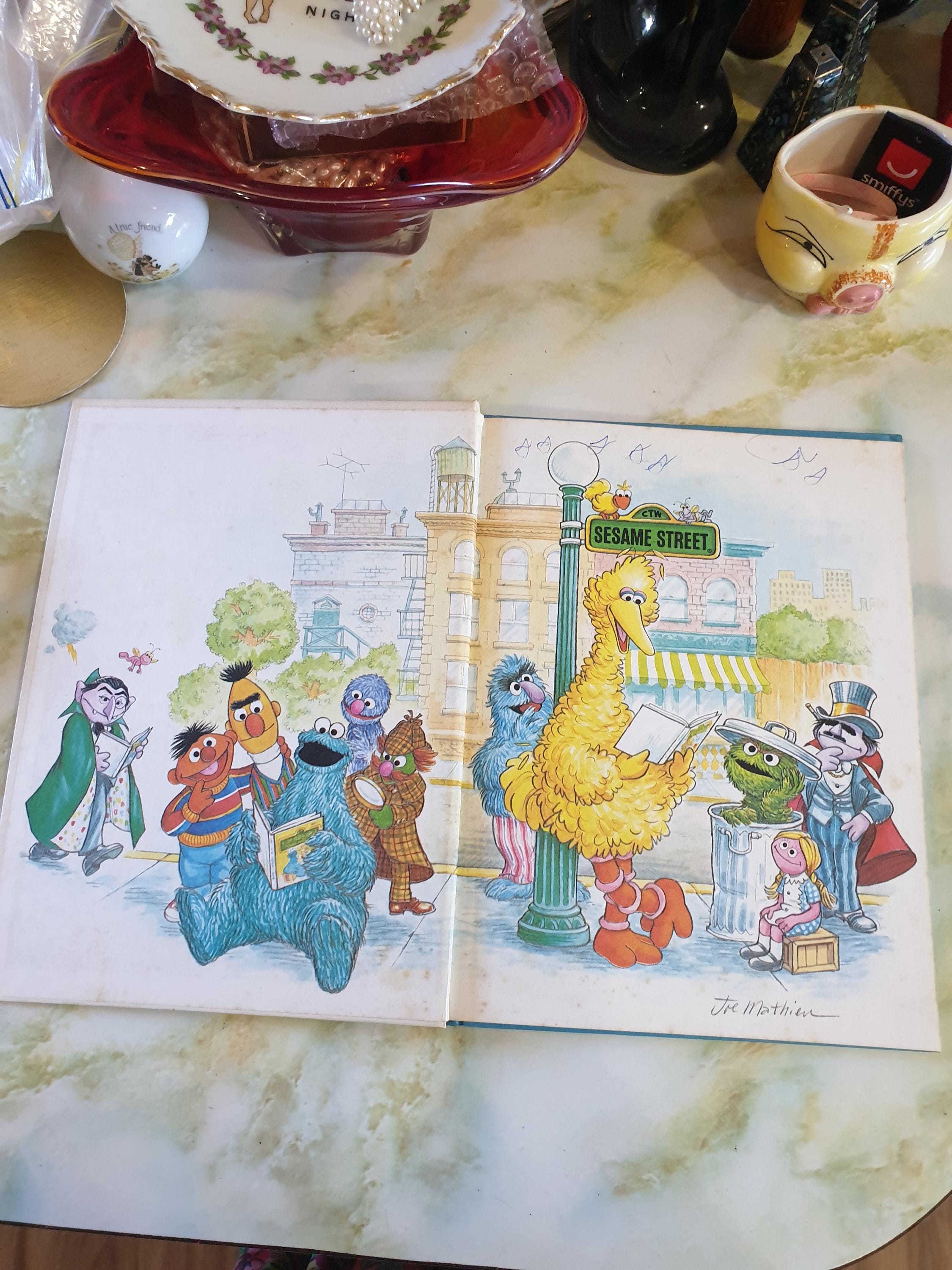 Childrens Book 1979. the Sesame Street Library Vol 14. Hard Cover