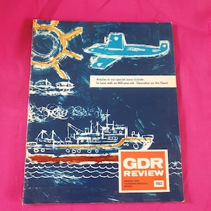 GDR Review special number 1965. Magazine from the German Democratic Republic. Soft cover, 50 pages. Colour Black and white photos.