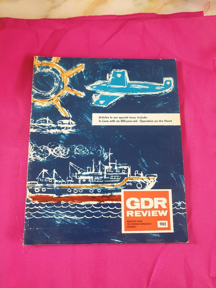 GDR Review 1965年特別号。ドイツ民主共和国発の雑誌。ソフトカバー