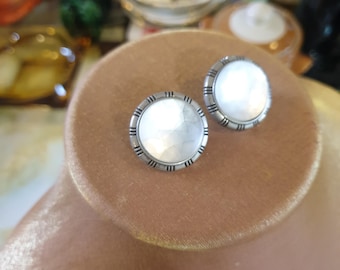 Boucles d'Oreilles Clips Noeuds Années 60 Diamants Sur Or
