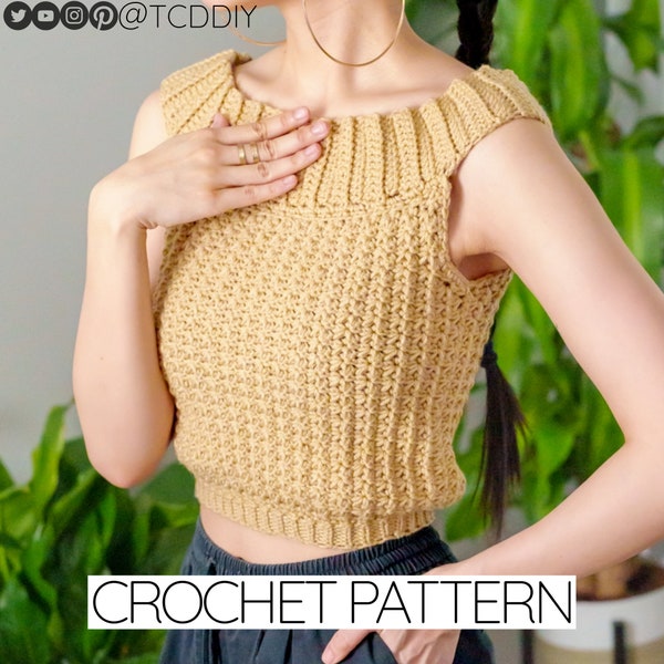 Crochet Pattern | Off the Shoulder Top Pattern | PDF Download