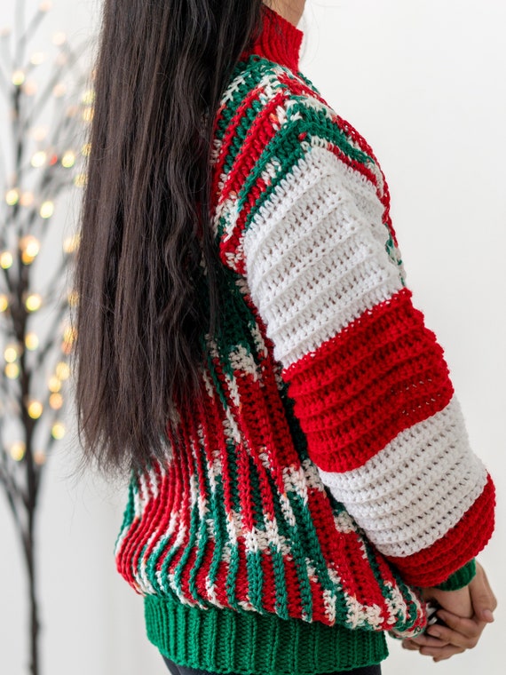 Handmade Crochet Christmas Seater Kleding Unisex kinderkleding Unisex babykleding Sweaters 