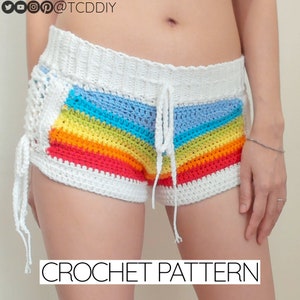 Crochet Pattern | Rainbow Shorts Pattern | PDF Download