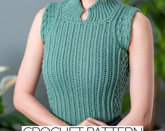 Crochet Pattern | Sleeveless Top Pattern | PDF Download