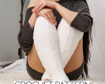 Crochet Pattern | Crochet Leggings Pattern | Crochet Leg Warmer Pattern | Crochet Socks Pattern | Crochet Knee Highs Pattern |PDF Download