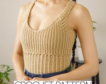 Crochet Pattern | Easy Crochet Tank Top Pattern | PDF Download