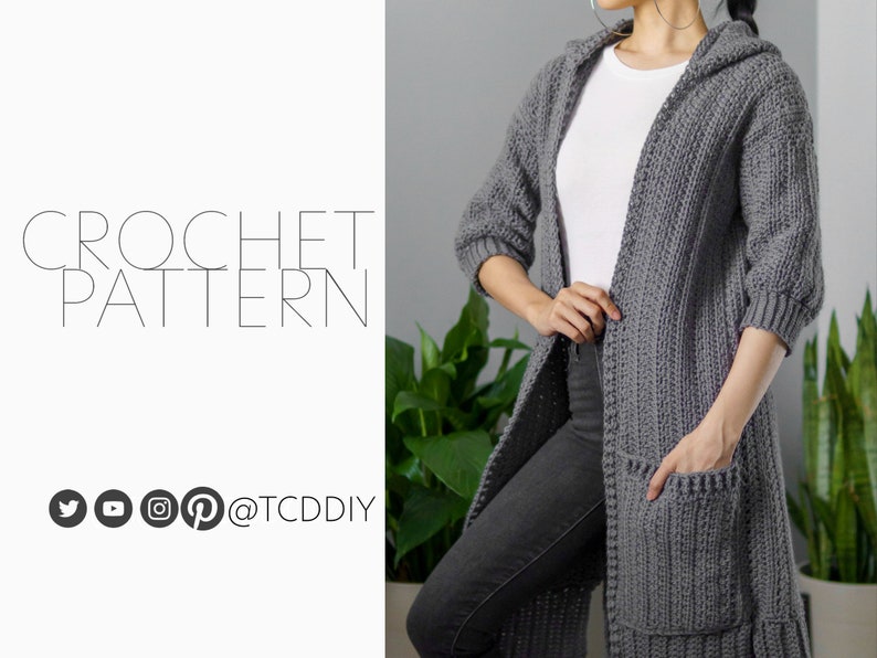 crochet duster cardigan pattern