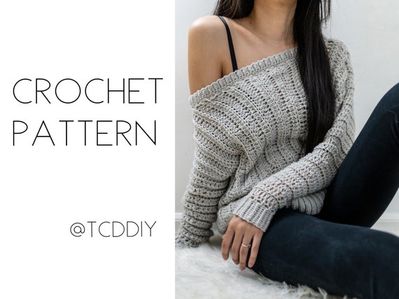 baggy off shoulder sweater