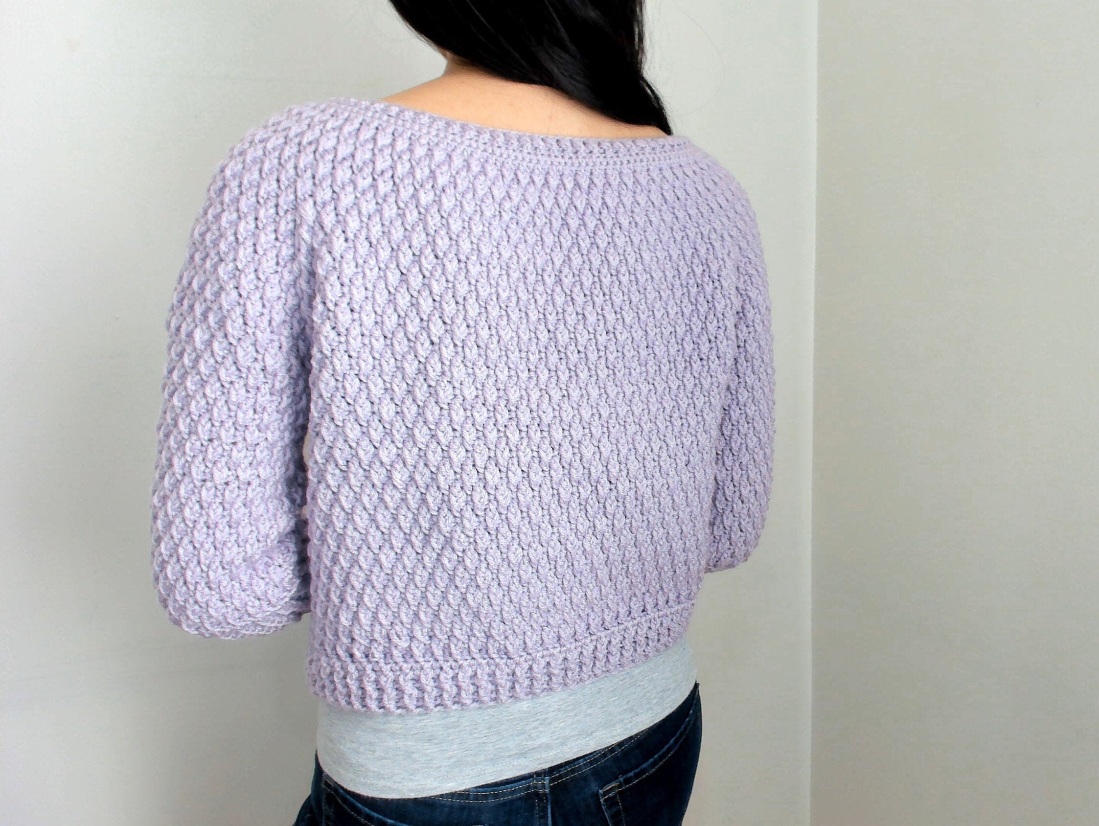 Crochet Pattern Alpine Stitch Cardigan Pattern PDF Etsy