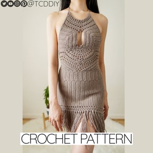 Crochet Fringe Dress - Etsy