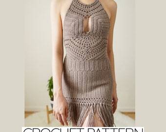 Crochet Pattern | Festival Fringe Dress | PDF Download