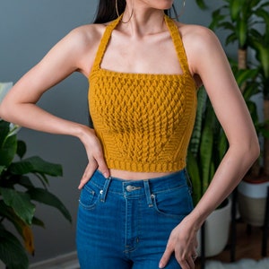 Crochet Pattern Crochet Halter Top Pattern PDF Download image 4