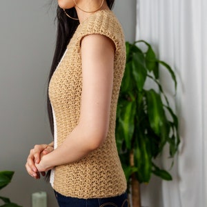 Crochet Pattern Crochet Modern Short Sleeve Top PDF Download image 6