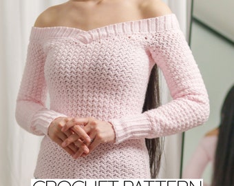 Crochet Pattern | Off the Shoulder Top | PDF Download