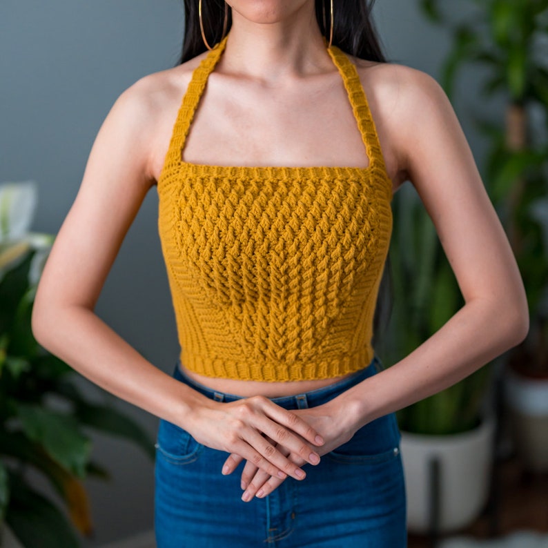 Crochet Pattern Crochet Halter Top Pattern PDF Download image 7