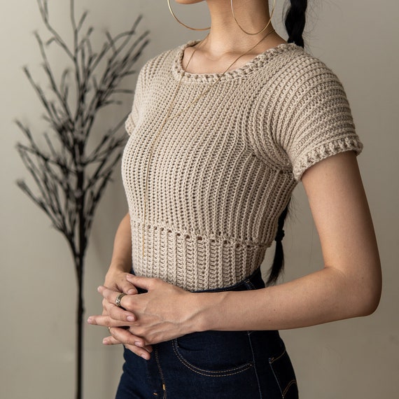 Crochet t shirt deals