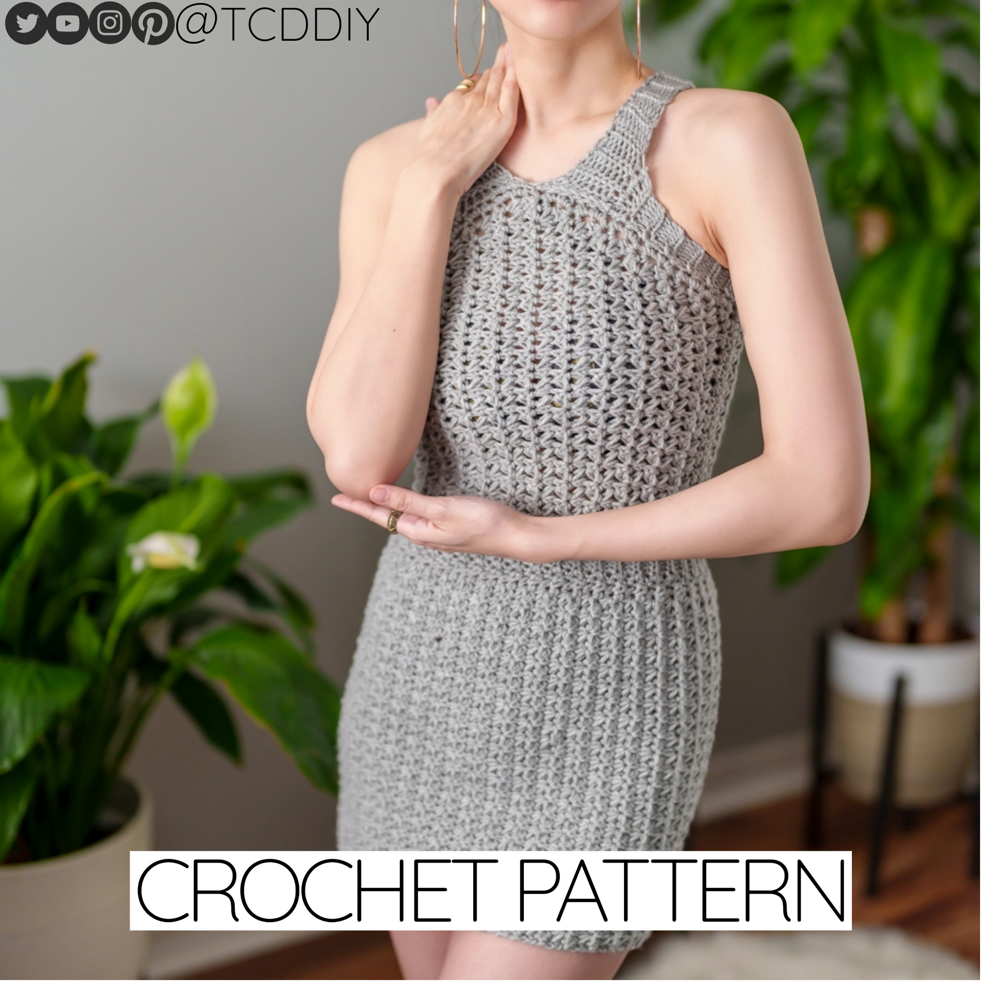 crochet sleeveless dress pattern Gelato Sundress Beginner-Friendly Crochet Pattern for Sleeveless Striped Summer Dress Savannah's Stitches