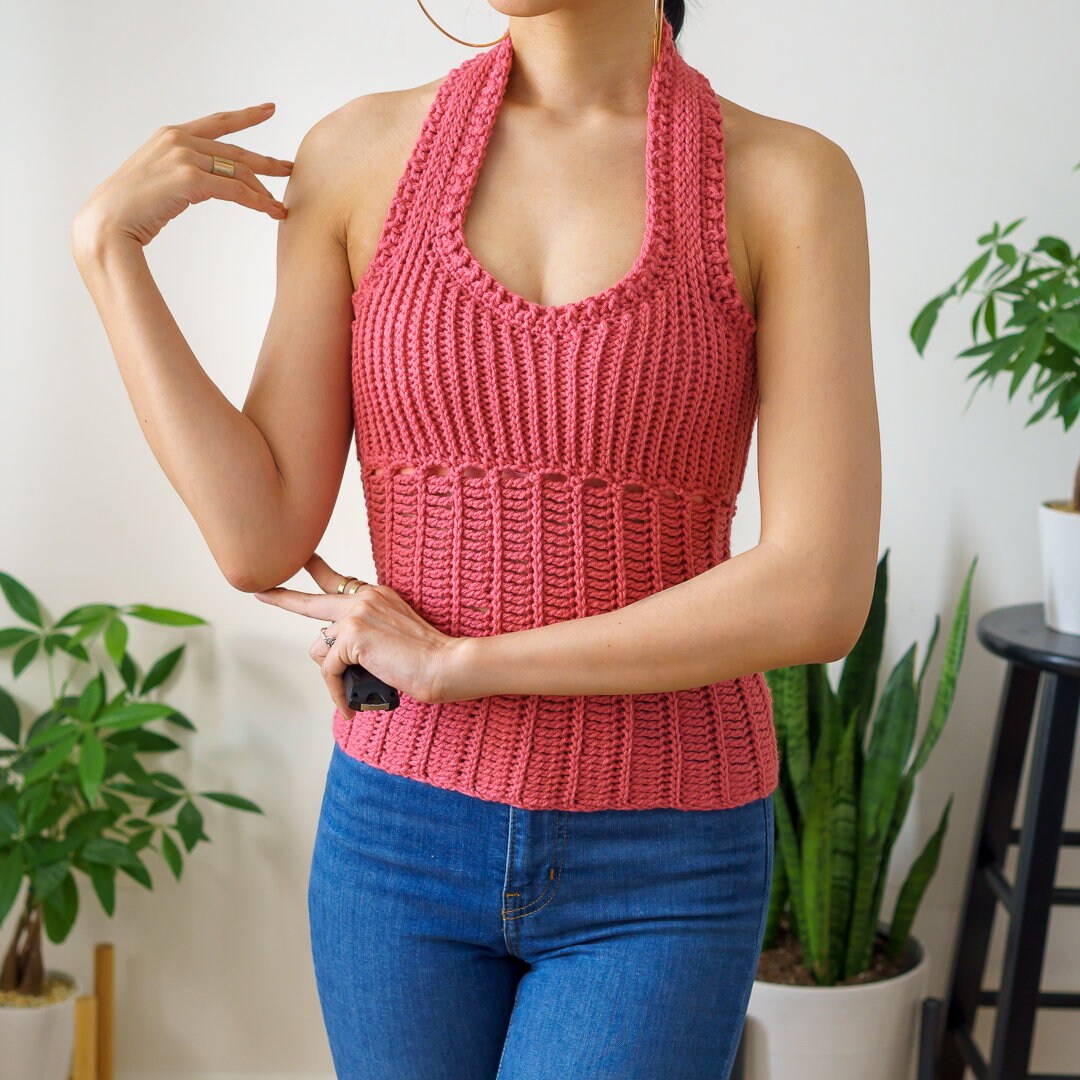 Crochet Pattern Crochet Halter Top Pattern PDF Download Etsy