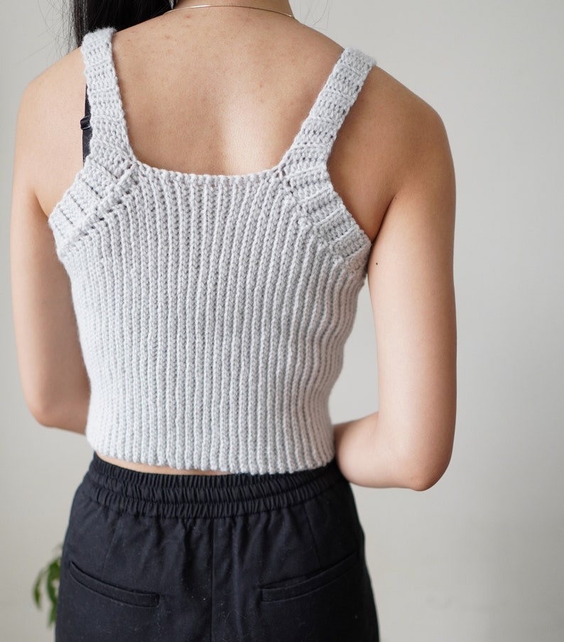 Crochet Pattern Easy Crochet Tank Top Pattern PDF Download Etsy