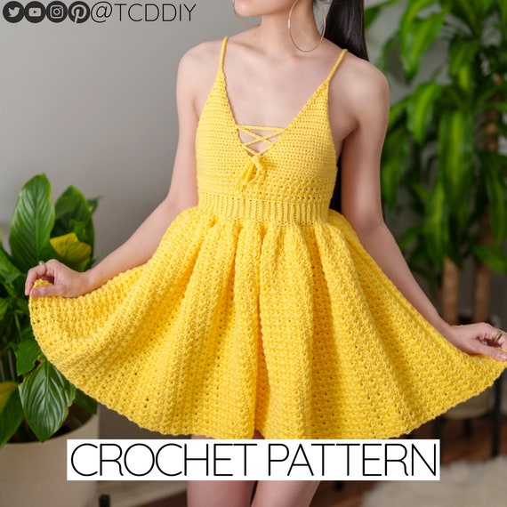 Patron au crochet | Modèle de robe d&#39;été | Téléchargement PDF