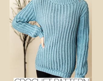 Crochet Pattern | EASY Classic Sweater Pattern | PDF Download