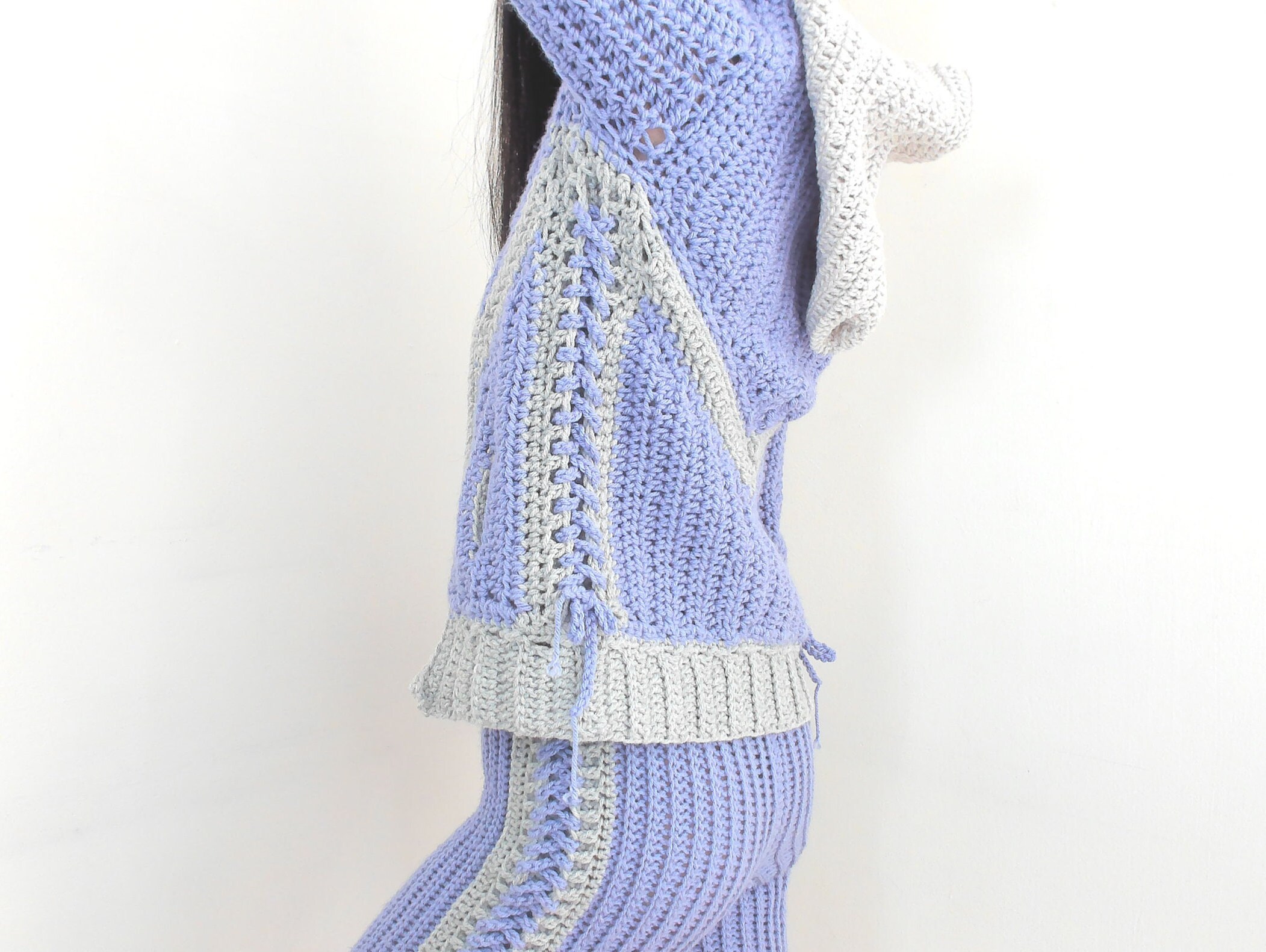 Crochet Jacket With Pocket PDF Pattern Etsy