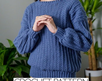 Crochet Pattern | Classic Sweater Pattern | PDF Download