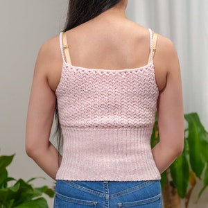Patrón de crochet / Patrón de camiseta sin mangas cruzada en crochet / Descargar PDF imagen 9